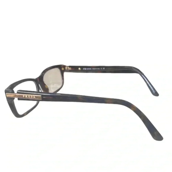 PRADA VPR05N 53*16 Women's Brown Frame Eyeglasses 2AU 135 - Picture 8 of 9